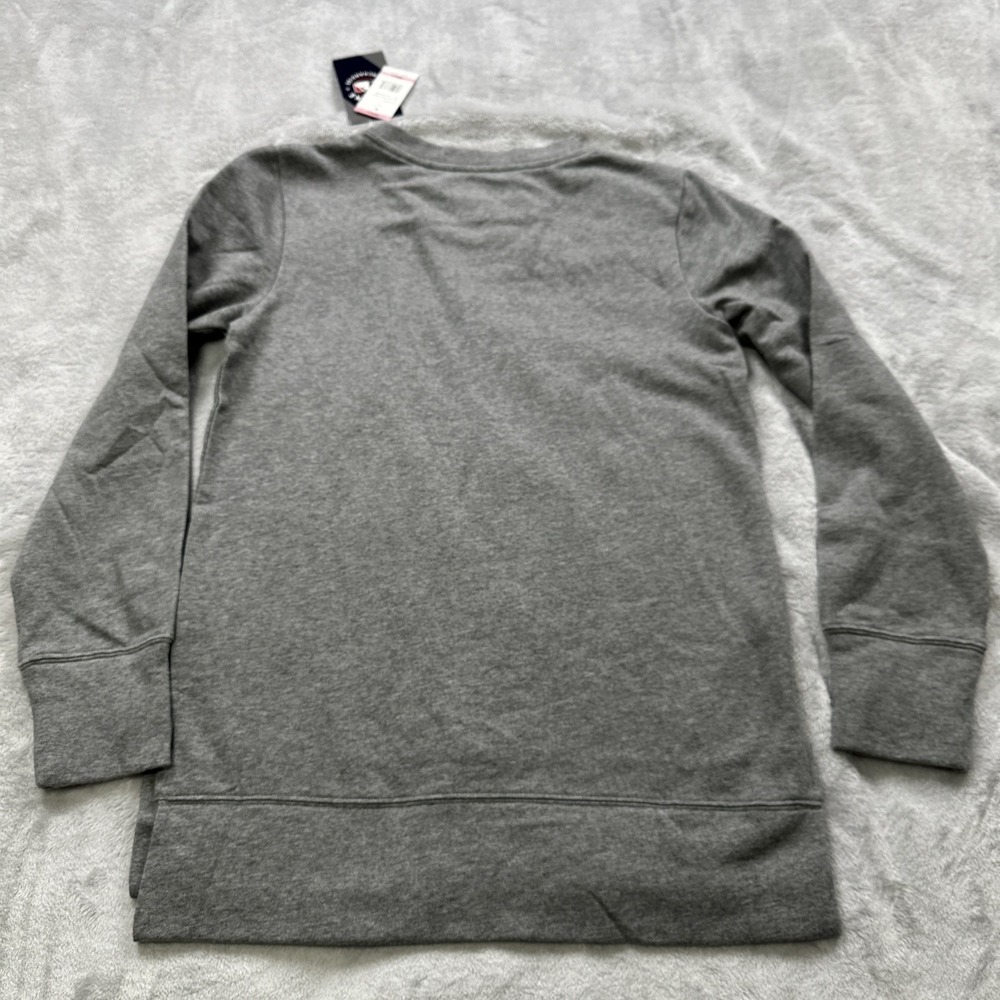NWT Ladies‎ Texas Rangers Top Sweat Shirt MLB Gray Women's Small Soft Fleece - Picture 5 of 11